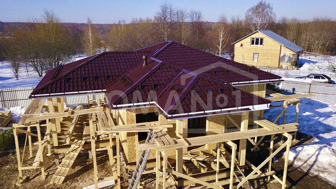 Дом из СИП панелей по проекту "Руан" - 11,5х11,4м